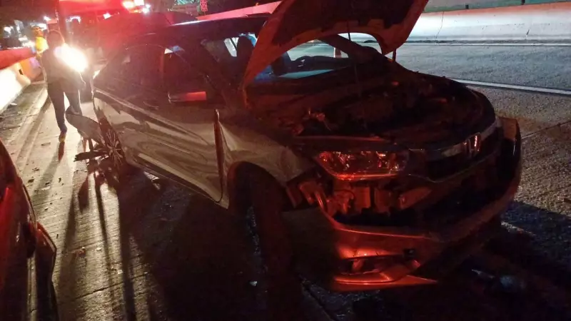 Homem é preso por dirigir embriagado e causar acidente grave na Via Dutra, em Barra Mansa