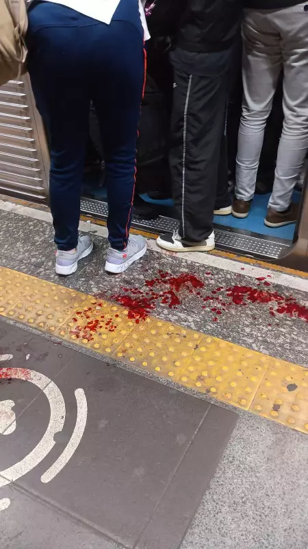 Homem se fere ao ignorar faixa de segurança em estação de metrô em São Paulo