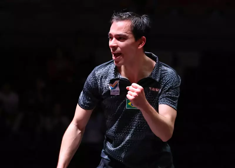 Hugo Calderano faz história e avança à semifinal inédita no Mundial de Tênis de Mesa