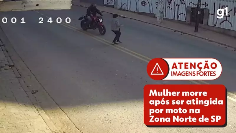 Idosa morre atropelada por moto em SP: veja detalhes do trágico acidente