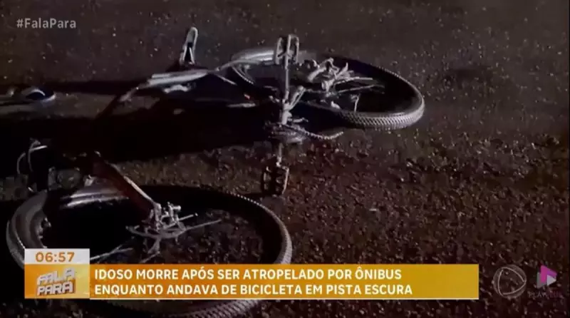 Idoso ciclista morre atropelado por ônibus em Barcarena, PA: tragédia no trânsito