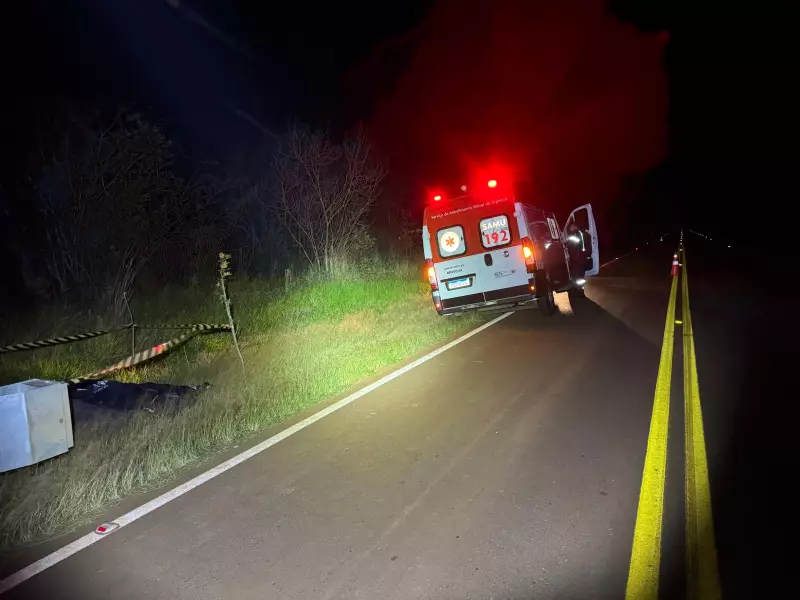 Idoso morre atropelado na PR-473 no Paraná: acidente choca comunidade