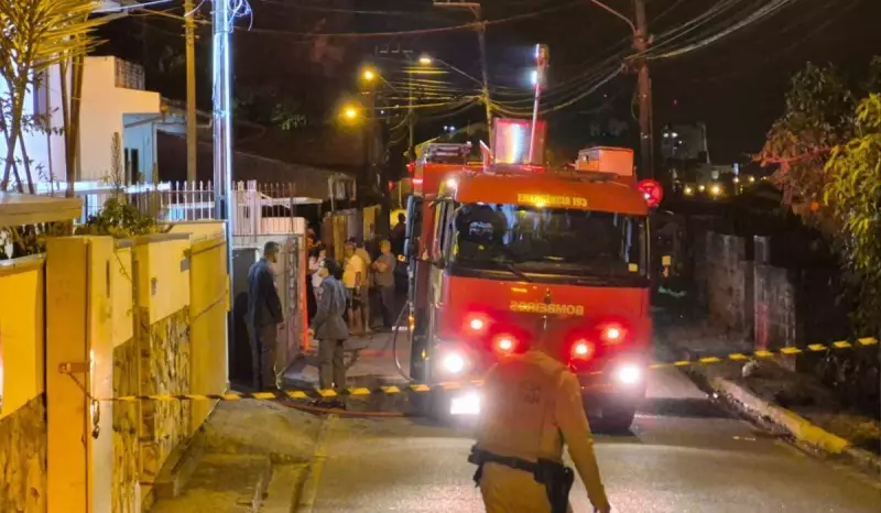 Incêndio em Florianópolis destrói casa e mata animais de estimação