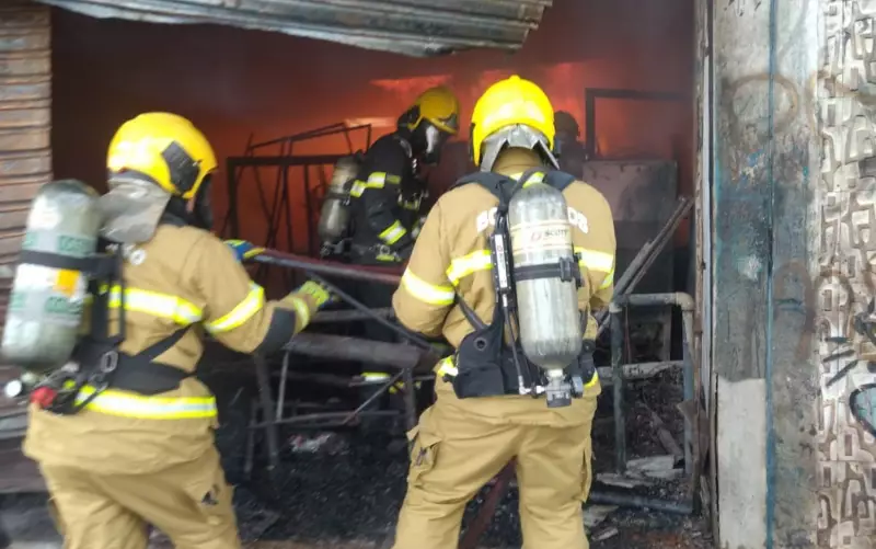 Incêndio em ginásio de Goiânia durante partida de futsal deixa cerca de 100 pessoas em pânico