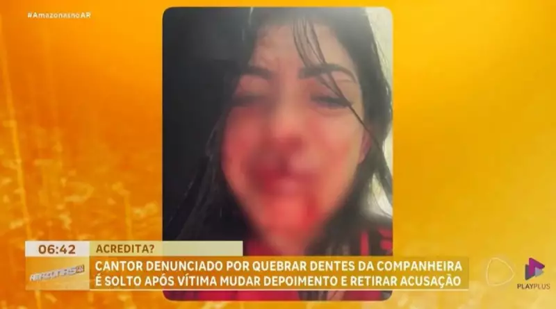 Influenciadora desiste de denúncia e cantor acusado de agressão é absolvido no Amazonas