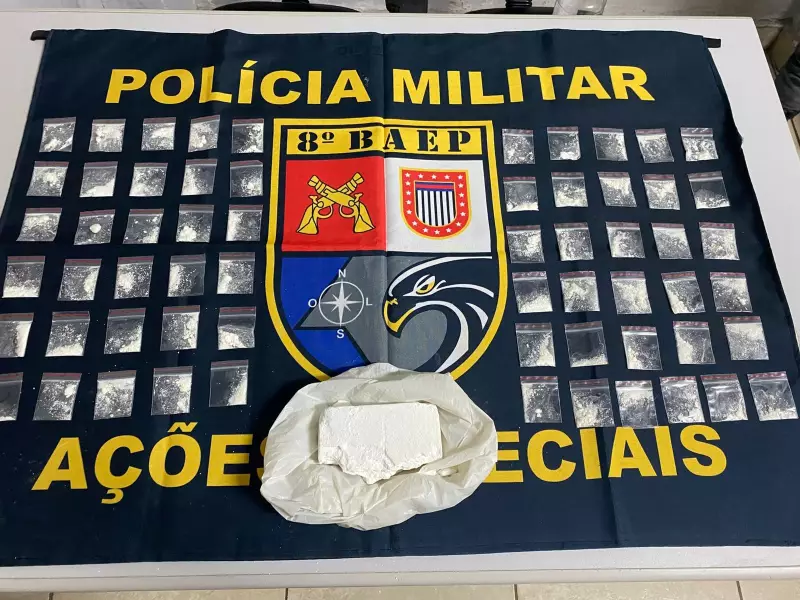 Jovem é preso com cocaína após perseguição policial em Presidente Prudente