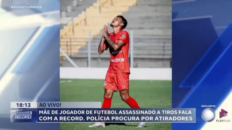 Jovem jogador de futebol de 19 anos é assassinado a tiros por casal em Manaus