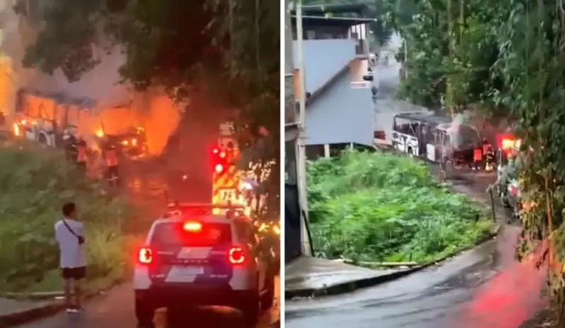 Jovem morre em confronto com polícia e ônibus é incendiado em protesto no Espírito Santo