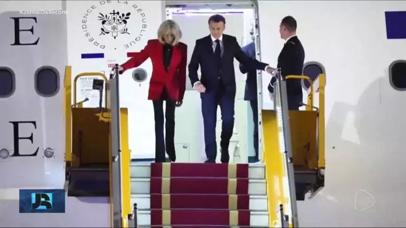Macron protagoniza momento constrangedor em evento internacional; vídeo viraliza