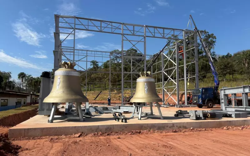 Maior sino do mundo será instalado em Trindade, Goiás: veja detalhes do local