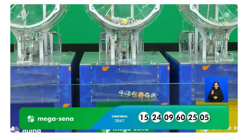 Mega-Sena 2867: Veja os números sorteados e se alguém acertou os 6!