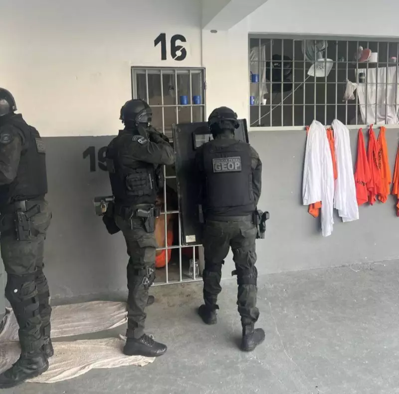 Megaoperação em presídio de Eunápolis: Ataque a monitor desencadeia ação policial