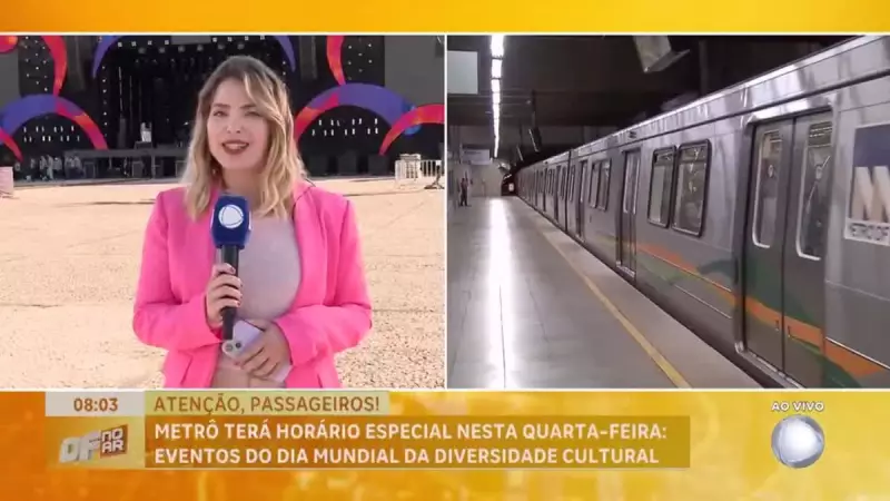 Metrô do DF terá horário especial para celebrar o Dia Mundial da Diversidade Cultural