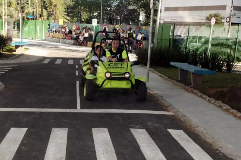 Mini Cidade do Trânsito em Santos tem programação especial a partir desta segunda-feira