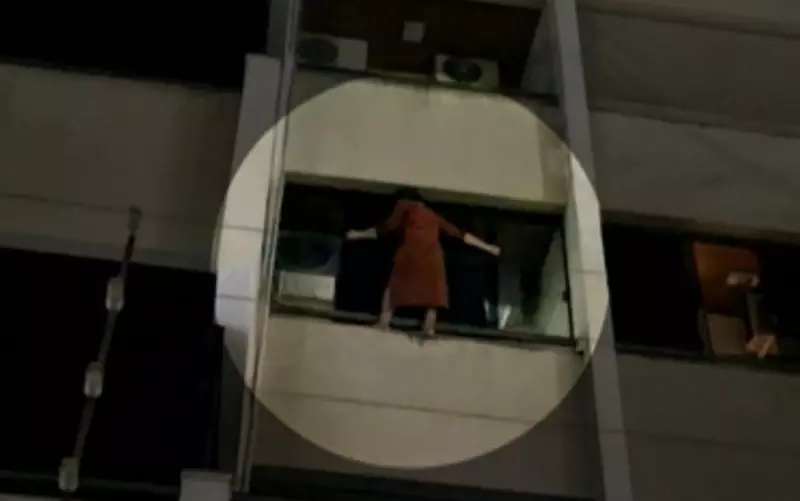 Moradora de Goiânia se pendura em parapeito para escapar de ladrão em apartamento — Veja o vídeo!