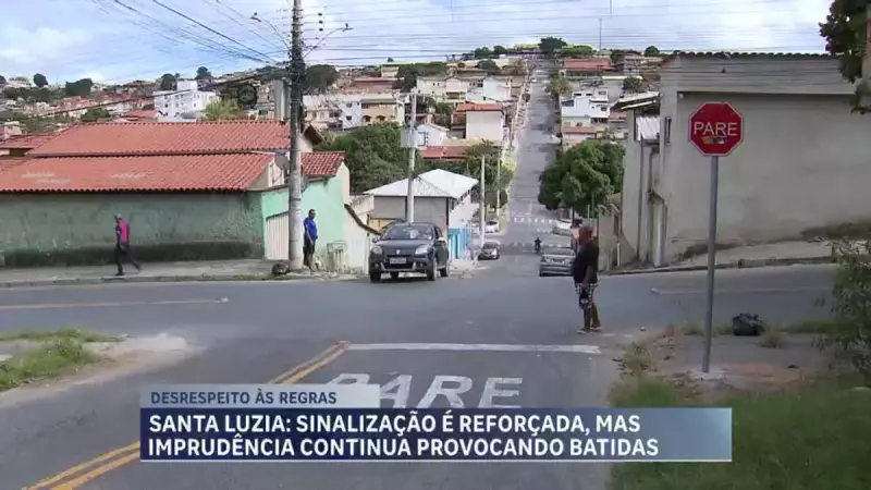 Moradores de Santa Luzia (MG) exigem mais segurança em cruzamento perigoso