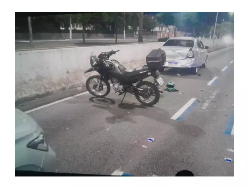 Motociclista de aplicativo nega atropelamento e relata acidente em São Paulo: 'Fomos arremessados'