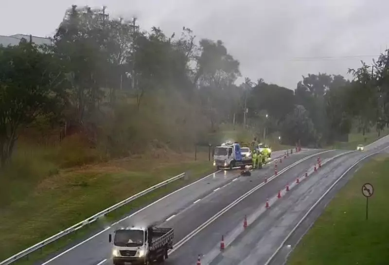 Motociclista morre em acidente na SP-294 durante chuva em Herculândia