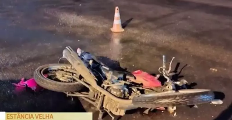 Motociclista persegue condutora fugitiva após acidente no RS: veja o vídeo chocante