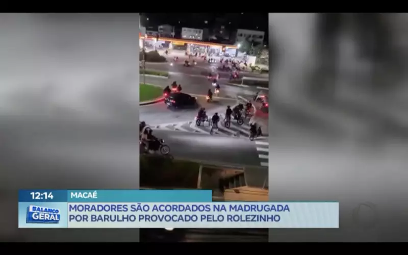 Motociclistas causam tumulto e barulho em Macaé durante madrugada