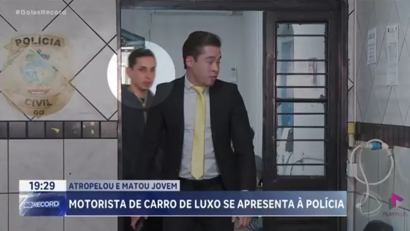 Motorista de carro de luxo se entrega à polícia após atropelar e matar jovem em Goiás