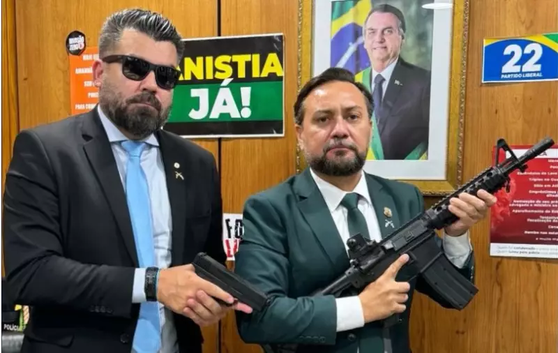Motta convoca reunião para definir futuro de deputado que levou fuzil à Câmara
