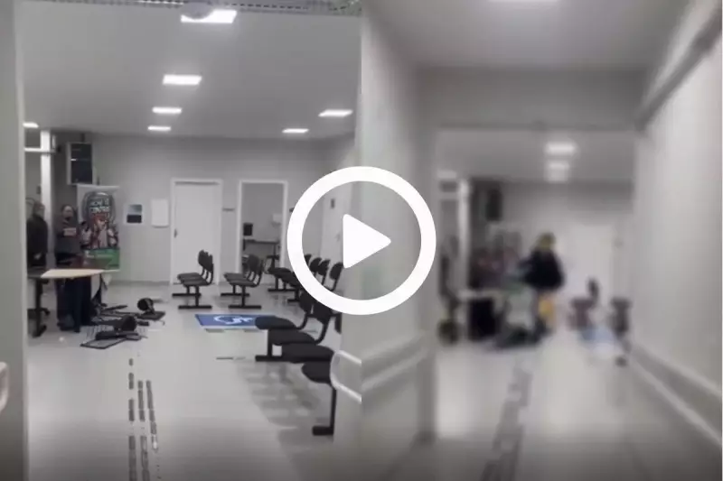 Mulher destrói equipamentos em postinho de saúde em Jaraguá do Sul em ataque de fúria