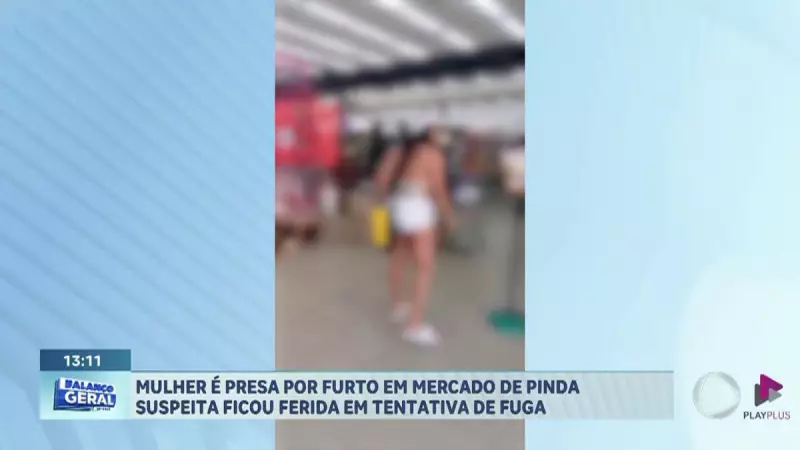 Mulher é presa após furtar supermercado e destruir produtos ao ser confrontada em Pindamonhangaba, SP