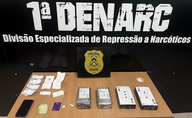 Mulher é presa com cocaína e crack em rodoviária do Tocantins: suspeita de tráfico interestadual