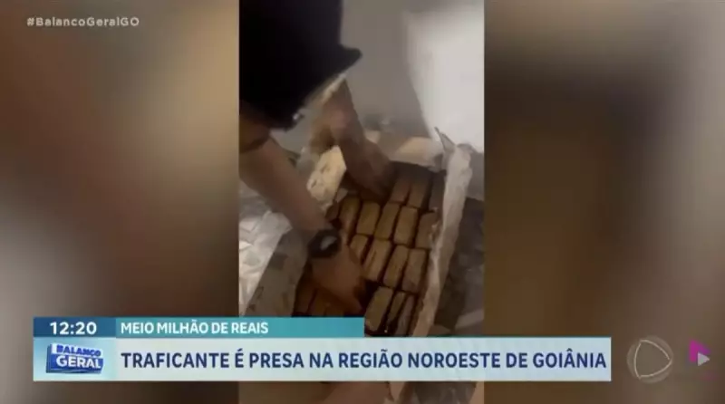 Mulher é presa com quase 50 kg de drogas em casa em Goiás: estoque do tráfico