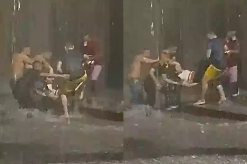 Mulher é salva por moradores após ser arrastada pela correnteza em Teresina — Veja o vídeo!