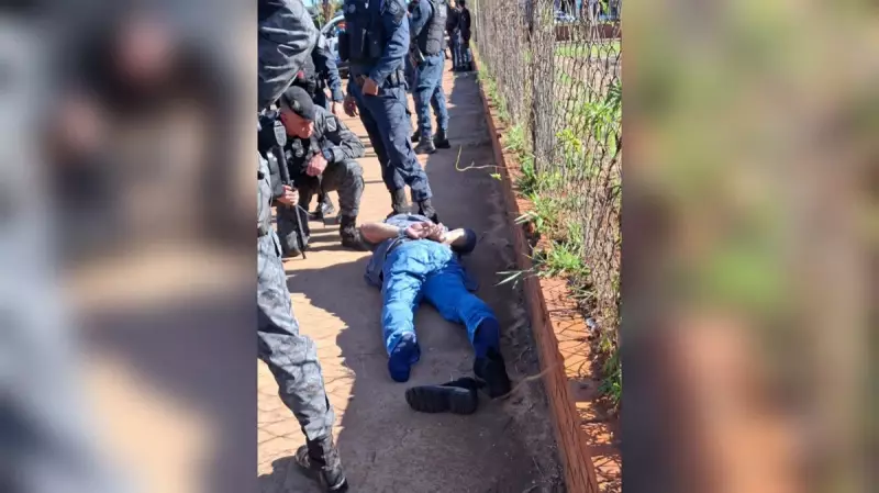 Mulher escapa de sequestro e é perseguida a tiros pelo marido em MS; veja o vídeo