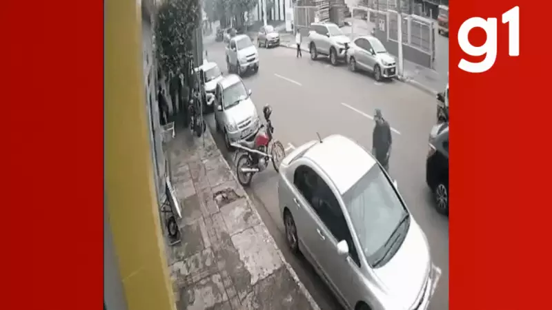 Mulher sofre traumatismo craniano após ser atropelada por faccionado em fuga da polícia em MT