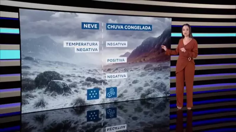 Neve ou chuva congelada? Entenda as diferenças e como esses fenômenos climáticos ocorrem