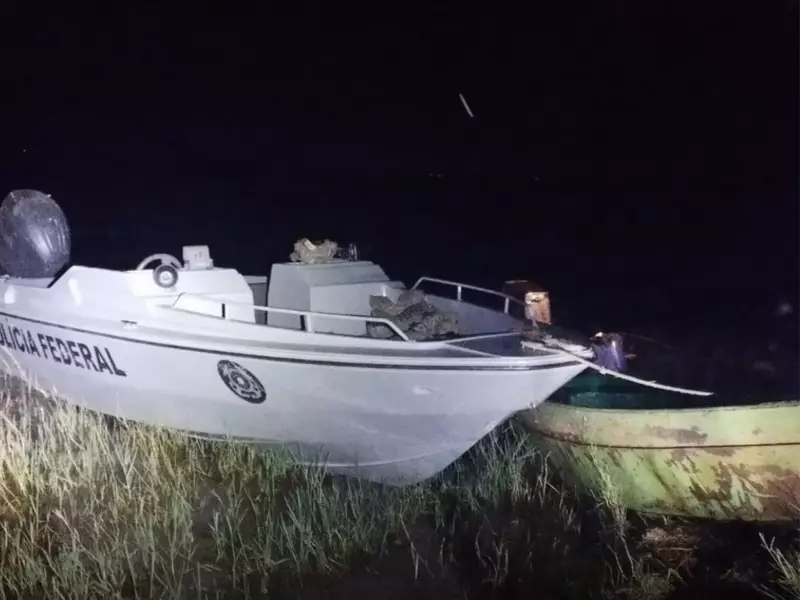 Operação apreende mais de meia tonelada de maconha e haxixe em embarcações no Lago de Itaipu