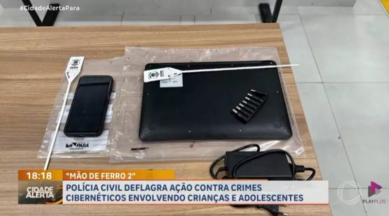 Operação contra crimes cibernéticos: três adolescentes apreendidos em ação policial