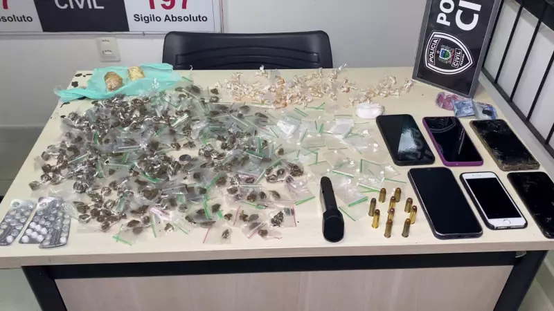 Operação contra o tráfico na Grande João Pessoa: dois detidos e um baleado