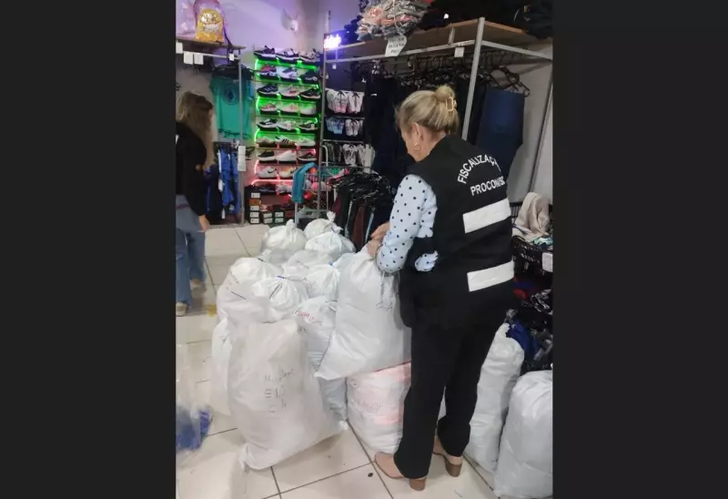 Operação contra pirataria apreende R$ 640 mil em produtos na Grande Florianópolis