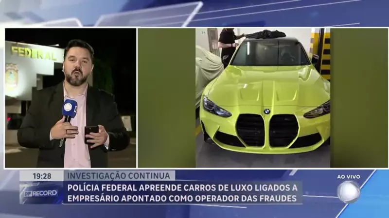 Operação da PF apreende carros de luxo em investigação sobre fraudes no INSS