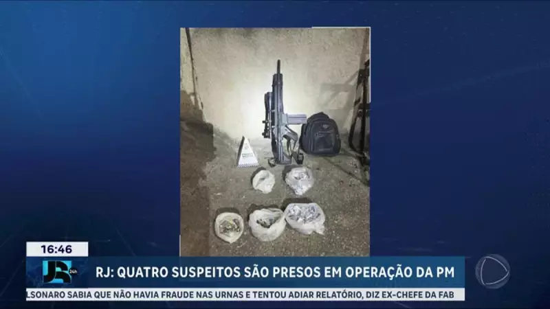 Operação da PM apreende fuzis e drogas na Vila Kennedy: veja detalhes