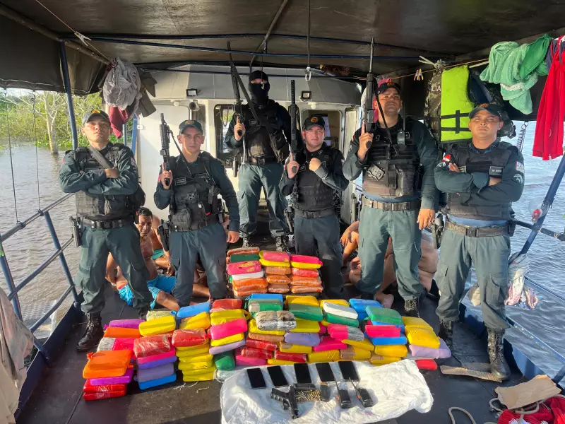 Operação da PM apreende mais de 200kg de drogas em Prainha e material será incinerado em Santarém