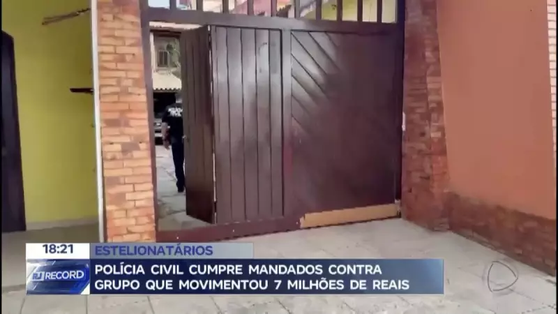 Operação da Polícia Civil desmantela esquema que movimentou R$ 7 milhões no interior do RJ