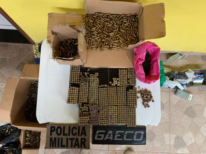 Operação Desarme na Bahia apreende armas e munições em Feira de Santana