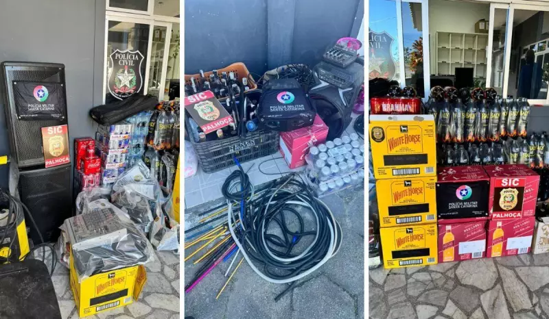 Operação desmantela esquema de bailes clandestinos na maior favela de Santa Catarina