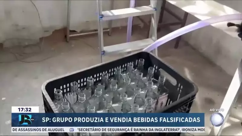 Operação desmantela fábrica clandestina de bebidas alcoólicas falsas em escala industrial