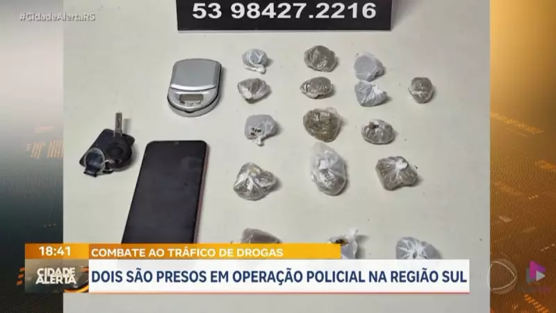 Operação Draco prende três por tráfico de drogas em Pelotas: veja detalhes