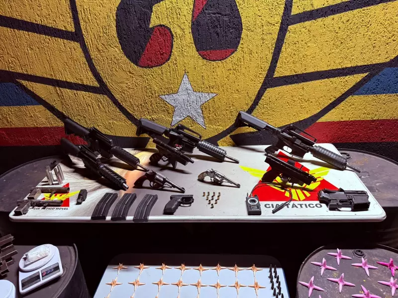 Operação fecha fábrica clandestina de armas artesanais em BH: peças eram montadas com carcaças de airsoft