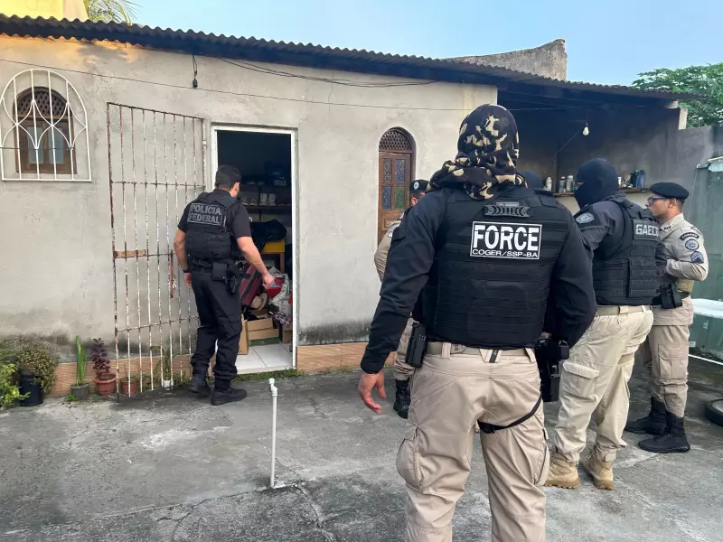 Operação na Bahia desarticula esquema de lavagem de dinheiro ligado ao jogo do bicho e extorsão