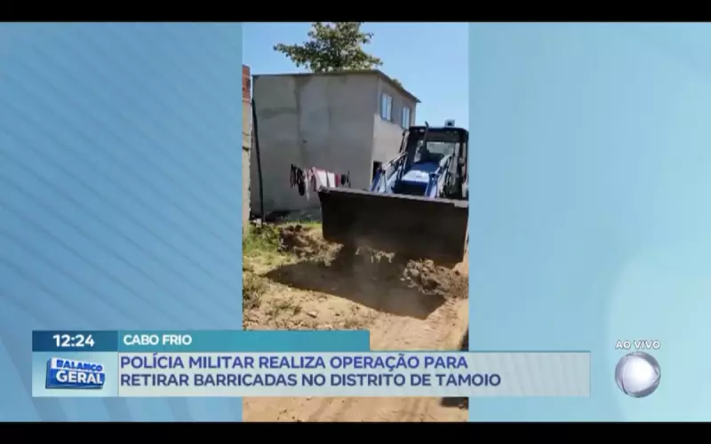 Operação policial desmonta barricadas em Tamoios, Cabo Frio (RJ): veja detalhes