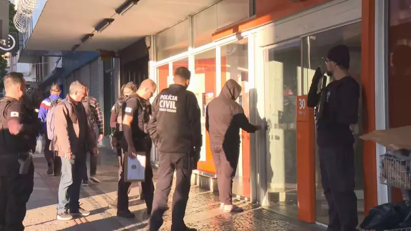 Operação policial desmonta esquema de golpes bancários que causaram prejuízo de R$ 20 milhões em MG